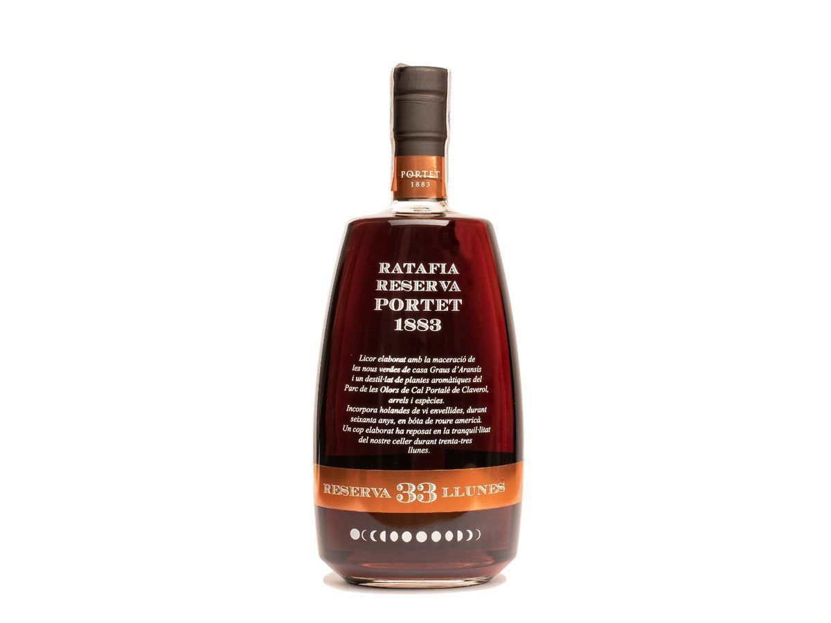 Ratafia Raiers Reserva 33 Llunes Portet 1883, ratafia reserva gama alta