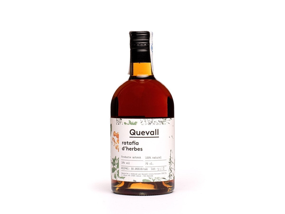 QUEVALL RATAFIA D' HERBES. LLANÇÀ ARTESANA NATURAL